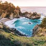 image for For being right off the road, was surprised to have this place all to ourselves. McWay Falls, California. [OC] [2000x1400]