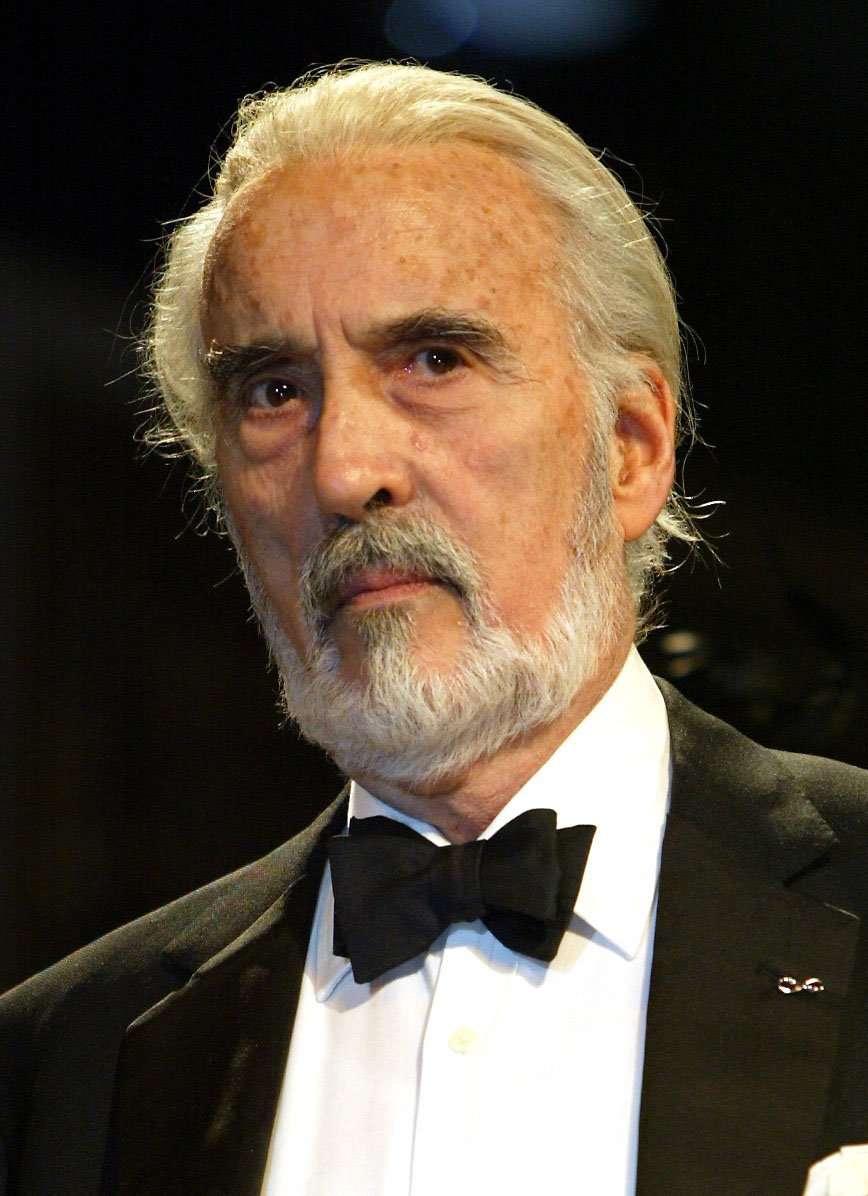 image for TIL Sir Christopher Lee, who played Saruman in the Lord of the Rings movies, was the only actor to actually meet J. R. R. Tolkien personally.