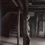 image for Anne Frank’s father Otto, revisiting the attic where they hid from the Nazis. He was the only surviving family member. (1960) [650x832]