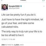 image for [Image] Don't be afraid to live life