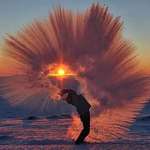 image for Dumping hot tea at -40c