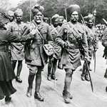 image for Indian Soldiers arriving in France, World War I, 1914 ( 1600 * 1169 )