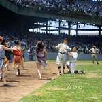 image for MLB Opening game in Yankee Stadium I in Bronx NY, Wednesday, June 25, 1924