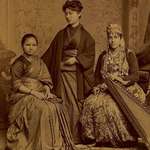 image for An Indian woman, a Japanese woman, and a Syrian woman, all training to be doctors at Women’s Medical College of Philadelphia - October 10, 1885