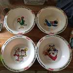image for These cereal bowls I used to eat out of as a kid.