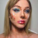 image for Here’s some makeup I did today...Sorry for the low quality ://
