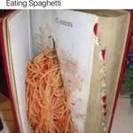 image for Eat spaghetti in class without your teacher knowing about it.