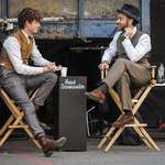 image for Eddie Redmayne and Jude Law on set of 'Fantastic Beasts The Crimes of Grindelwald'