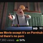 image for Need to watch the Bee Movie but don't want stupid pop ups or viruses? Just go to pornhub instead.