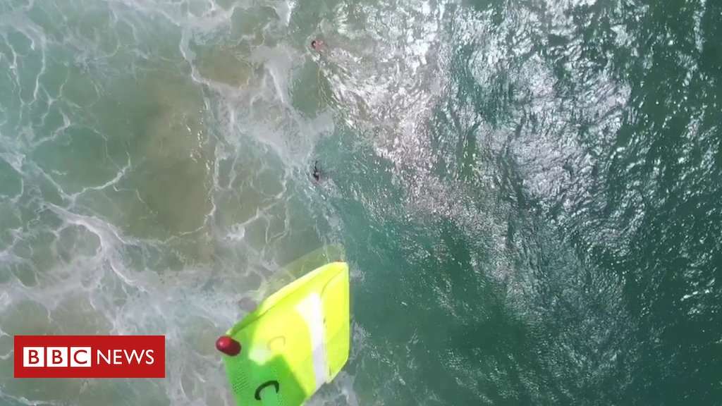 image for Drone saves two Australian swimmers in world first