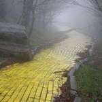image for The eerie yellow brick road of abandoned "Land of Oz" theme park in North Carolina [2592x3888]