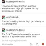 image for Thigh gap