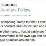 image for Trump is no Hitler.
