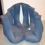 image for This jean bag chair