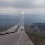 image for This spot on I-80 in Wyoming is known as the Highway to Heaven