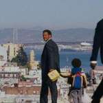 image for In The Pursuit of Happyness (2006), at the end of the movie, Will Smith, who plays Chris Gardner, walks past the actual Chris Gardner whose life the movie is based on