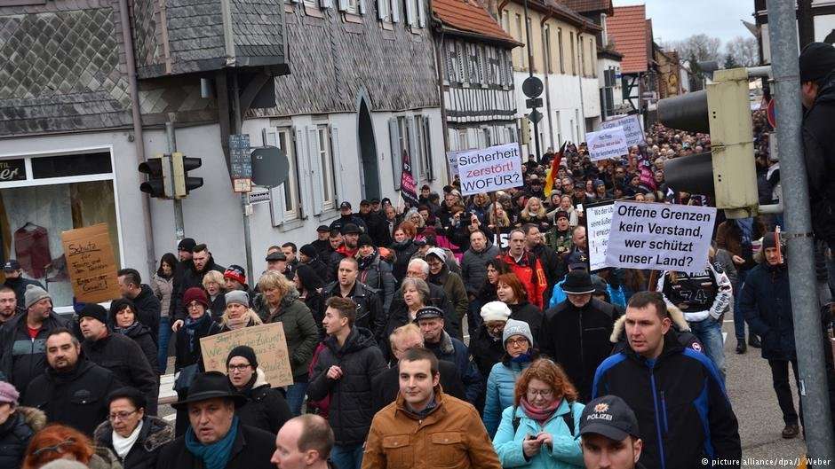 image for Dueling protests in German town after teen allegedly murdered by refugee