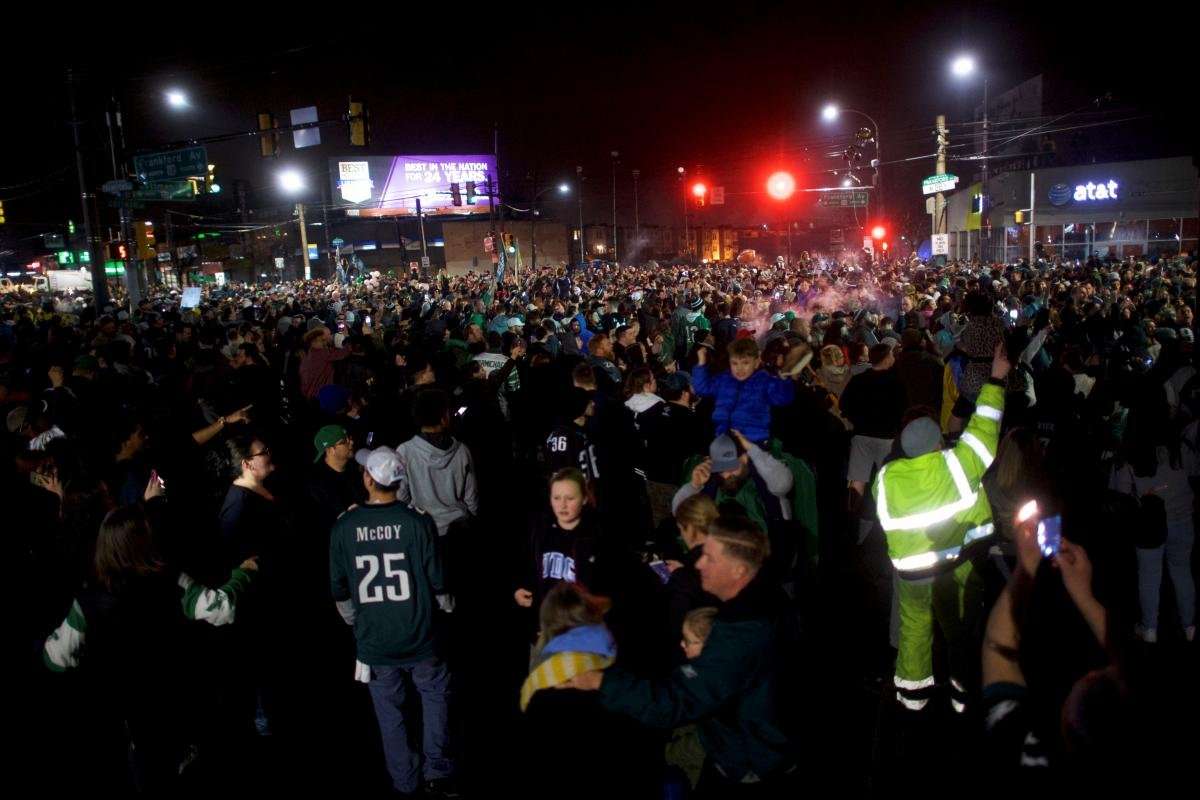 image for Philadelphia fans set fire, damage property after Super Bowl win