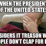 image for After seeing Trump call Democrats “treasonous” and “un-American” for not clapping for him during his State of the Union