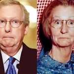 image for Mitch McConnell looks like Granny from The Beverly Hillbilies