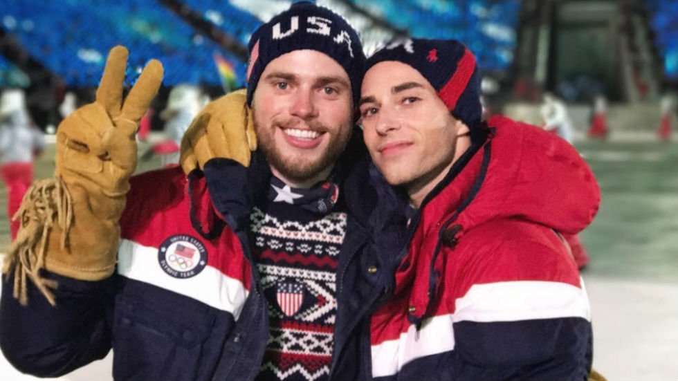 image for Gay US Olympians dig in on feud with vice president: 'Eat your heart out, Pence'