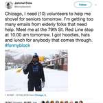 image for He's looking for volunteers to help shovel snow for seniors🙌