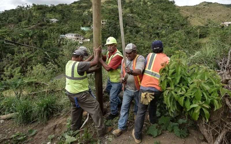 image for Electricity restored to 75 percent of customers in Puerto Rico: Utility