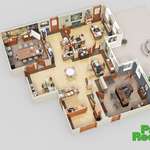 image for Parks and Recreation Office 3D Floor Plan