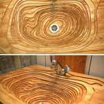 image for A wooden, tiered sink
