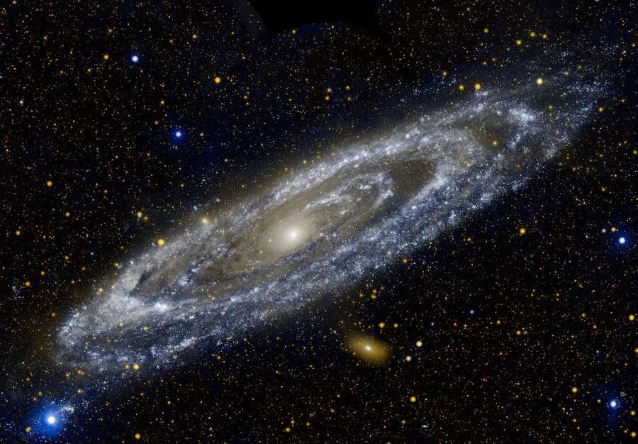 image for Andromeda is the same size as the Milky Way