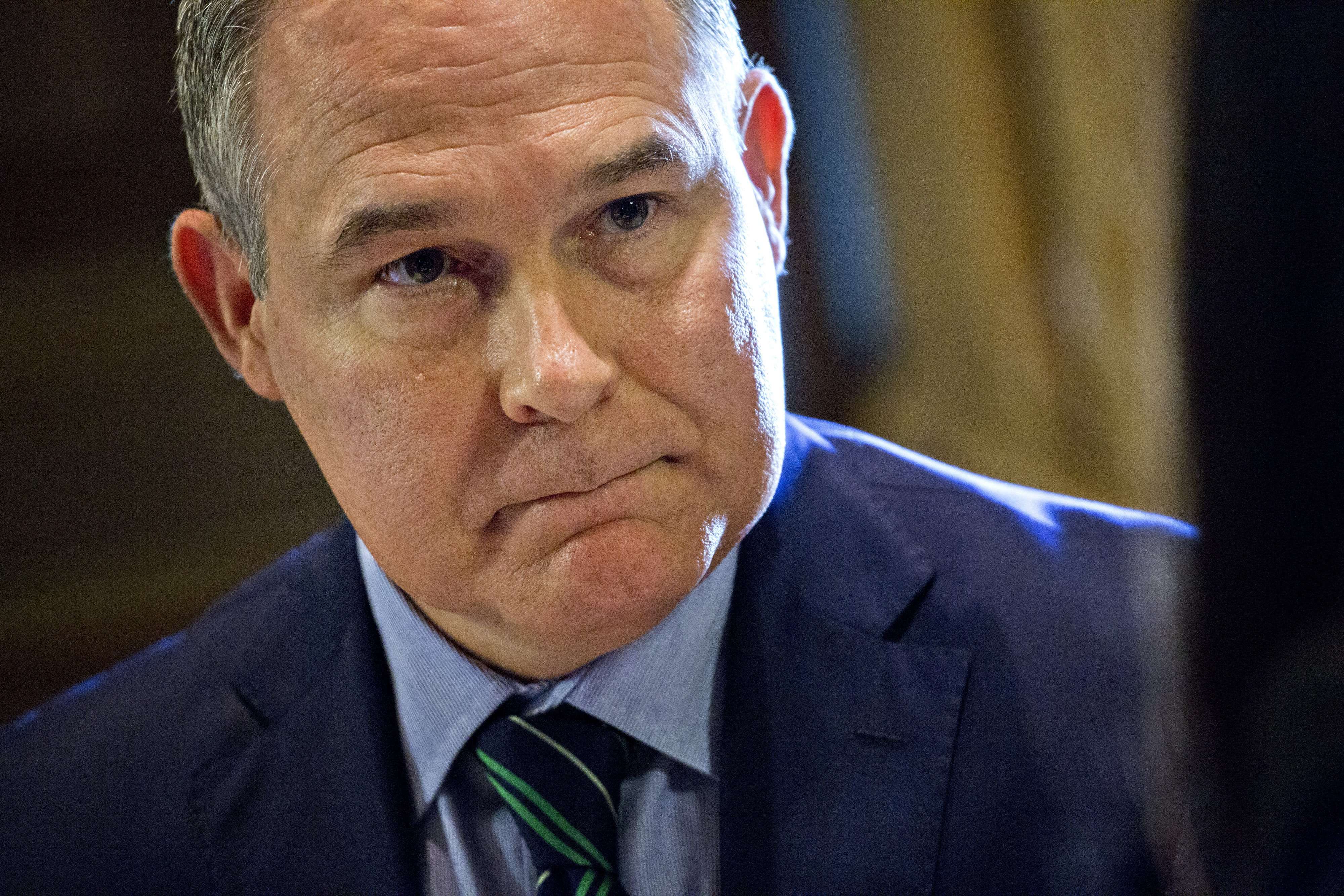 image for EPA Head Says He Needs to Fly First Class Because People Are Mean to Him in Coach