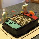 image for Today’s my 27th birthday. My wife got me this sweet custom Nintendo Switch cake. She’s the best.