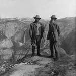 image for An actual photo of Theodore Roosevelt and John Muir at Yosemite, 1903