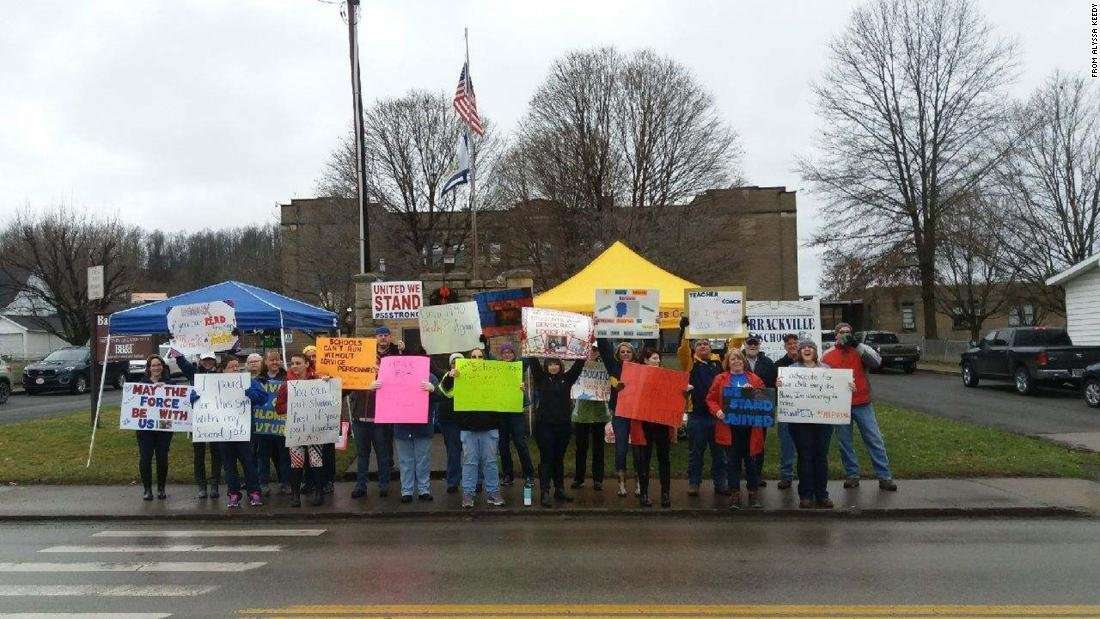 image for All of West Virginia's public schools are closed due to a teacher walk-out over pay