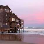 image for Abandoned beach house in the Outer Banks, North Carolina, slowly being reclaimed by the sea. [1426 × 950]