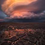 image for Incredible lenticular clouds over Alvord Desert in SE Oregon from this past weekend [OC] [1333x2000]