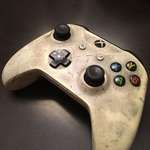 image for Recovered Xbox controller from house fire, I call it my "lightly baked" skin!