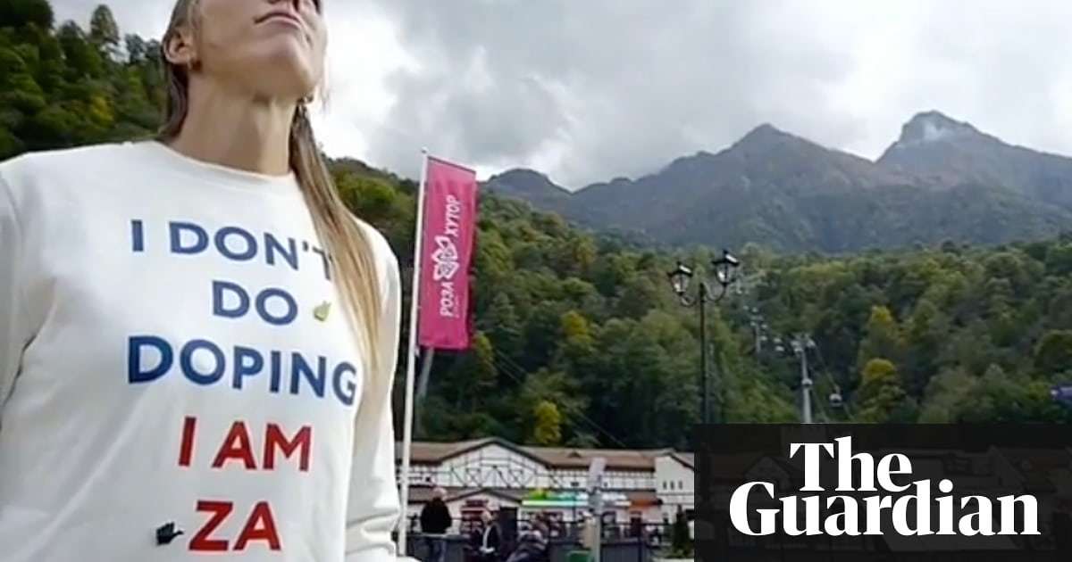 image for Russian athlete filmed in 'I don’t do doping' shirt fails Olympic drug test