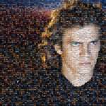 image for Literally just a picture of Anakin Skywalker made out of pictures of sand