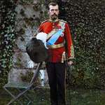 image for Emperor Nicholas II wearing a uniform of the Scots Greys - Sep 1896