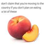 image for If I had my little way, I'd eat peaches every day [Satire]