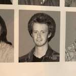 image for My (conservative Christian) college yearbook Photoshopped my punk rock spikes into a white afro