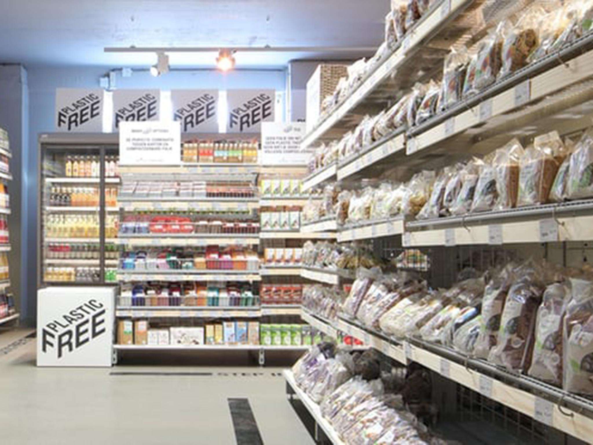 image for Netherlands opens world's first plastic-free supermarket aisle as UK urged to follow example