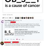 image for Obese lady knows more about cancer than Cancer Reseach UK