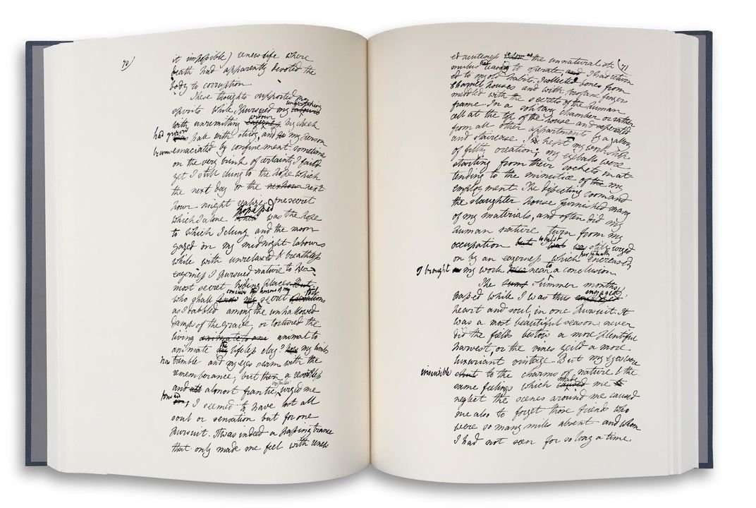 image for ‘Frankenstein’ Manuscript Shows the Evolution of Mary Shelley’s Monster