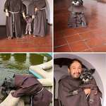 image for Brazilian monk adopted a dog and made him one of their own