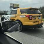image for This police car that looks like a cab from the back