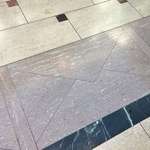 image for The floor tiles at the US Postal Museum