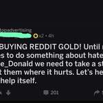 image for To stop people buying reddit gold