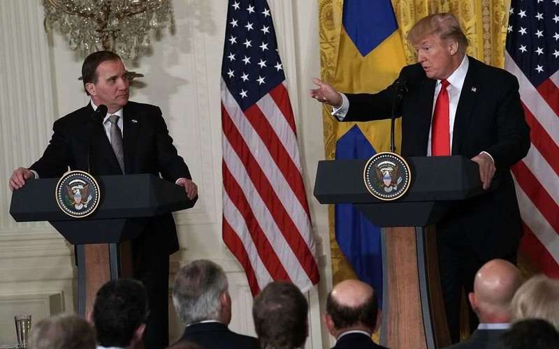 image for Swedish prime minister criticizes Trump’s tariff proposal right in front of him